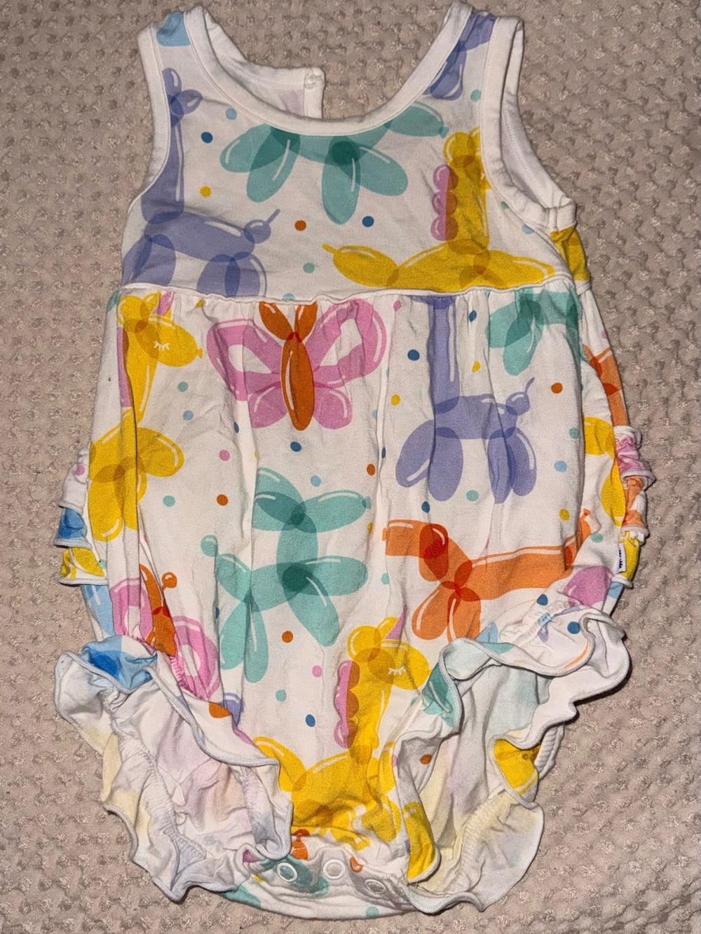 Little Sleepies Balloon Bash Sleeveless Romper